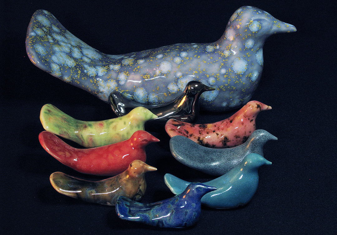 KHLB - Ceramic Love Bird by Keith J. Hampton – Juniper Art Gallery