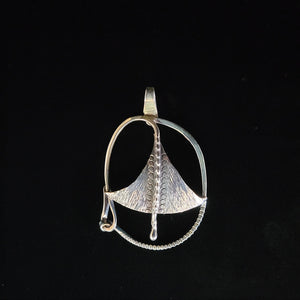 Sterling silver pendant by artist Tim Terry