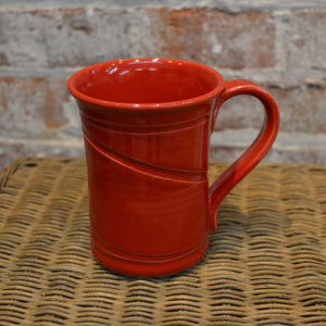 Ceramic mug by Barb Lund (Red)