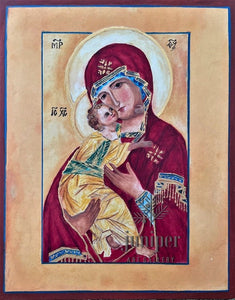 Our Lady of Vladimir by Terese Urban