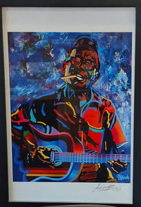 Lightnin' Hopkins - Signed print by Joel Washington