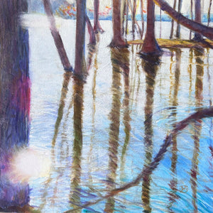 Low Light on Lake Monroe by Dawn Adams