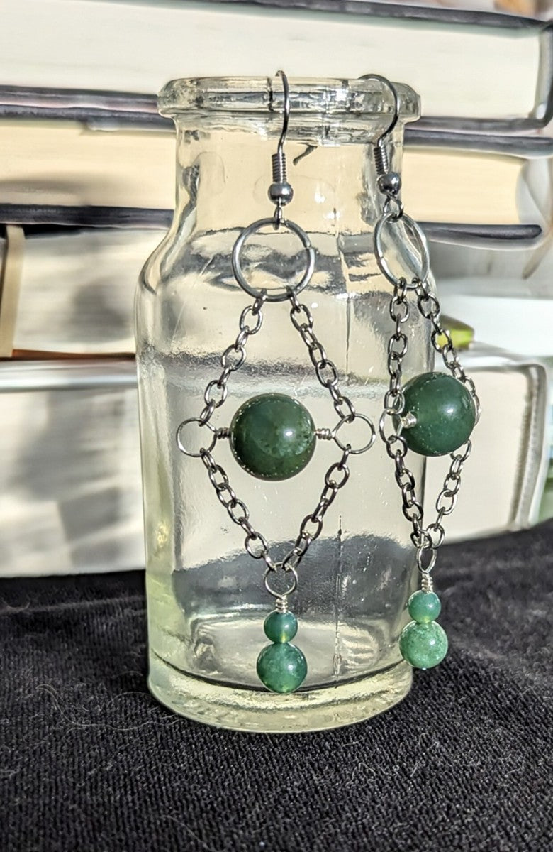 Amaranth's Eye Earrings by Vivian Eleven