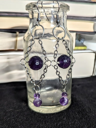 Amaranth's Eye Earrings by Vivian Eleven