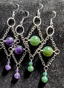 Amaranth's Eye Earrings by Vivian Eleven