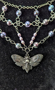 Necklace #23 detail (Atropos) by Vivian Eleven