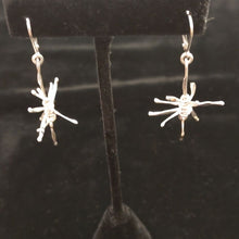 Sterling silver "Sparkles" earrings by Lee Cohn