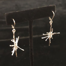 Sterling silver "Sparkles" earrings by Lee Cohn