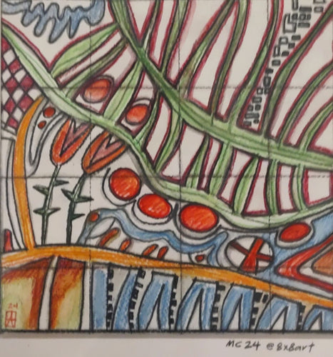 8x8 Art - Garden by Marc Cornett