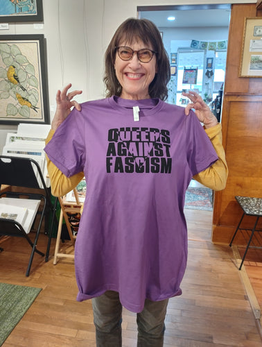 Queers Against Fascism! tshirt by Danielle Urschel