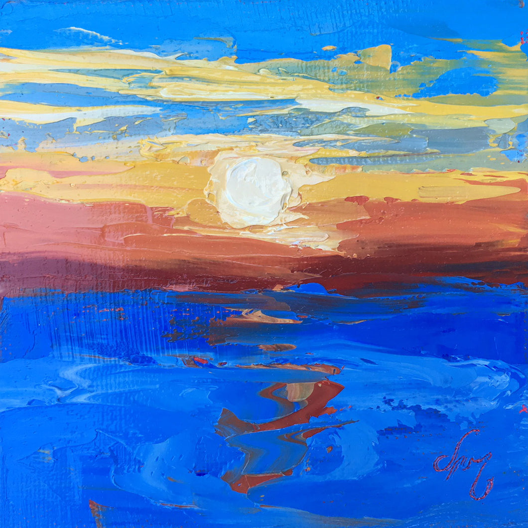 Mini Sunset #64 by Diane an Noord