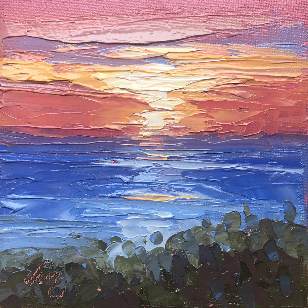 Mini Sunset #66 by Diane an Noord