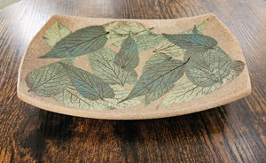 Leaf Tray (multi green leaves) by Stephen Day