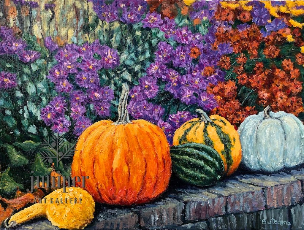 Asters and Squashes by Grace (Butedma) Gonso