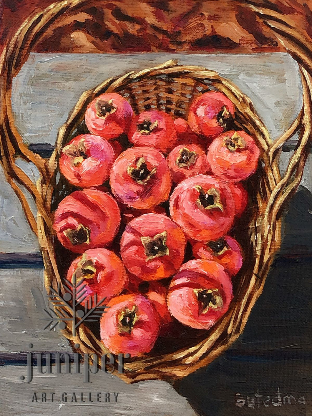 Persimmon Harvest by Grace (Butedma) Gonso