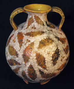 Beech Leaf and Nut Vase by Keith J. Hampton