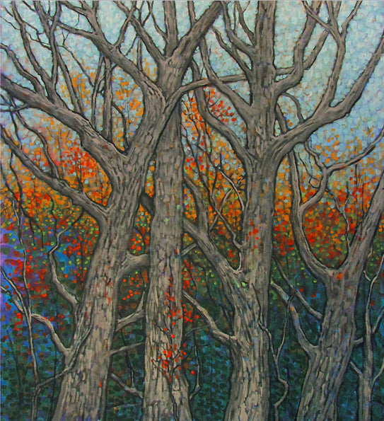 Gnarly Oaks by Keith J. Hampton