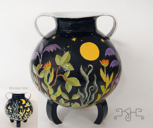 Night Garden Vase by Keith J. Hampton