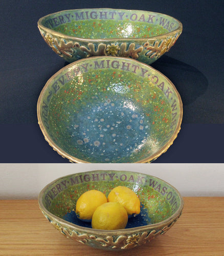 Oak Leaf Bowl by Keith J. Hampton