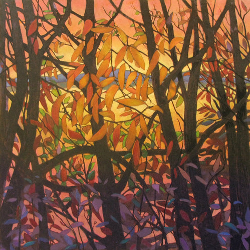 Riverview Through Leaves by Keith J. Hampton