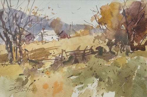 (Unframed) JS26-08 original watercolor by Jerry Smith