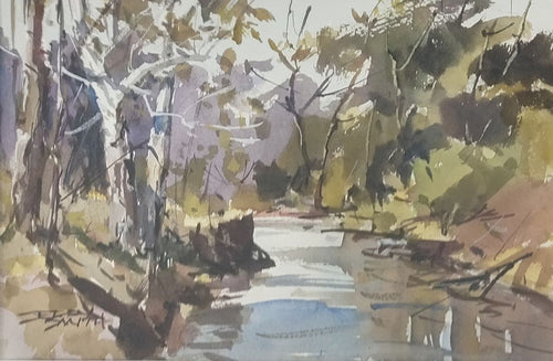 (Unframed) JS26-12 original watercolor by Jerry Smith