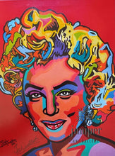 Marilyn Monroe reproduction from painting by Joel Washington