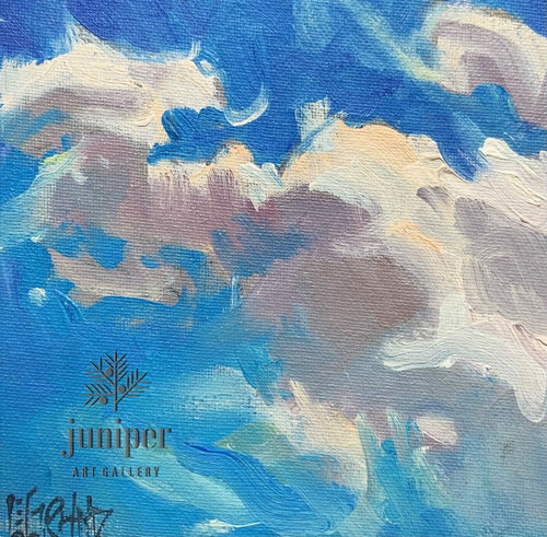 Clouds, oil painting by Wyatt LeGrand