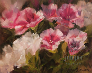 Satin Flowers by Pamela C. Newell