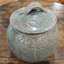 POMP- Carved Lidded Vessel