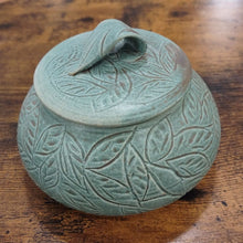 POMP- Carved Lidded Vessel