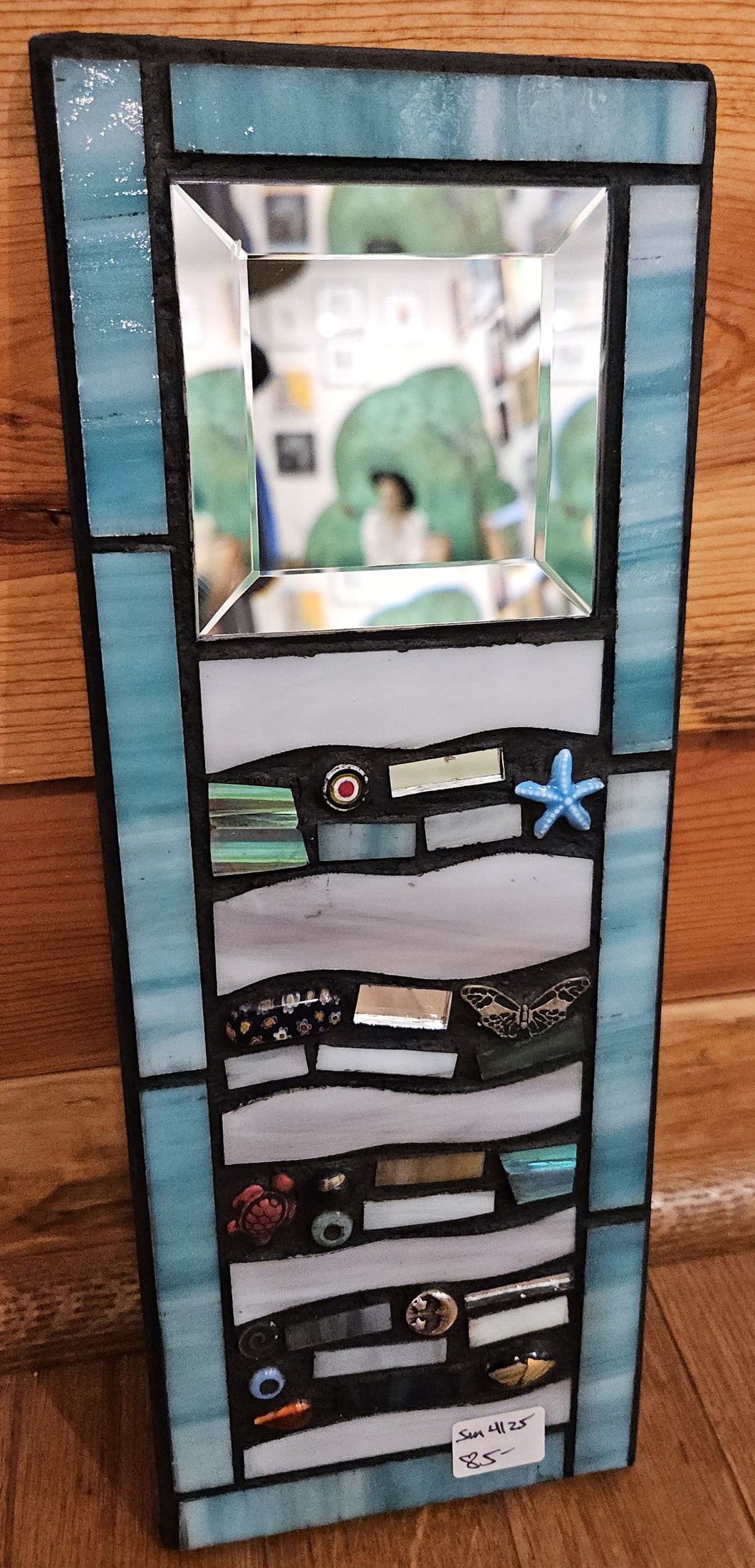 Stained Glass Mirror by Ron Schuster #07