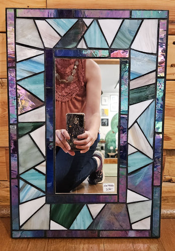 Stained Glass Mirror by Ron Schuster #13