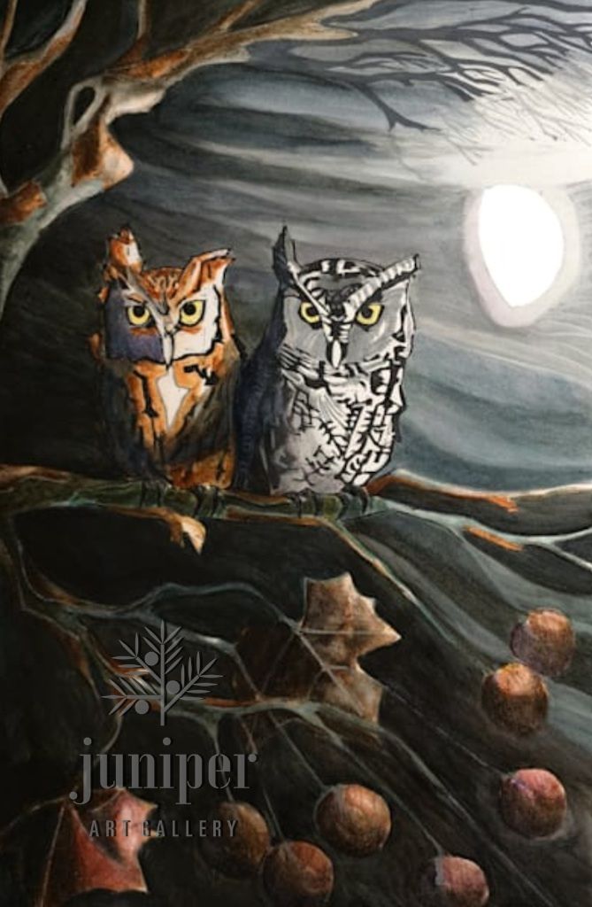 Reproduction-Eastern Screech Owls by M. Rees