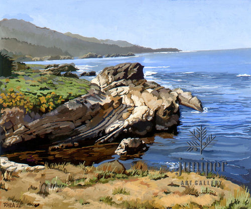 Point Lobos, California  (original) by Tom Rhea