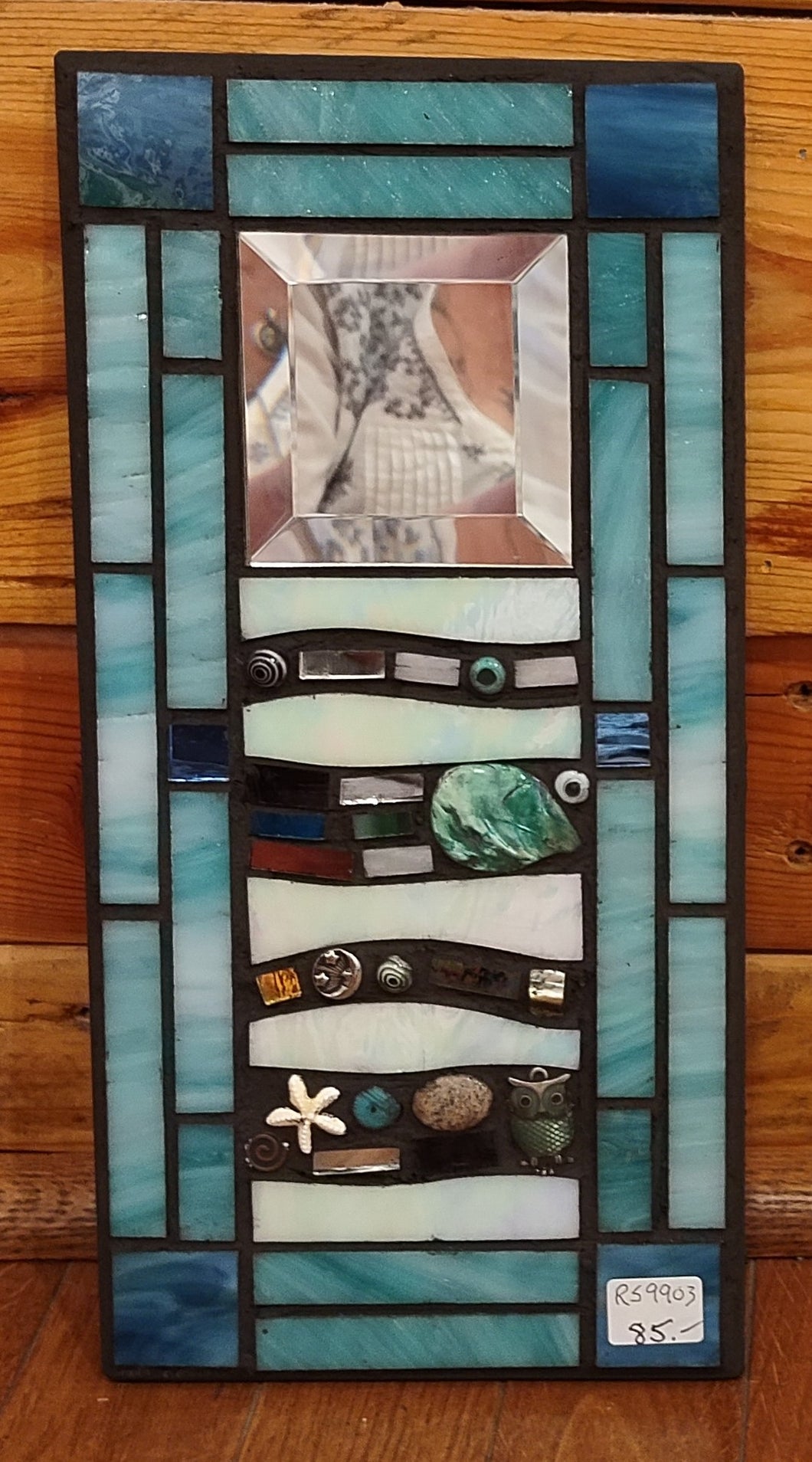 Stained Glass Mirror by Ron Schuster #03