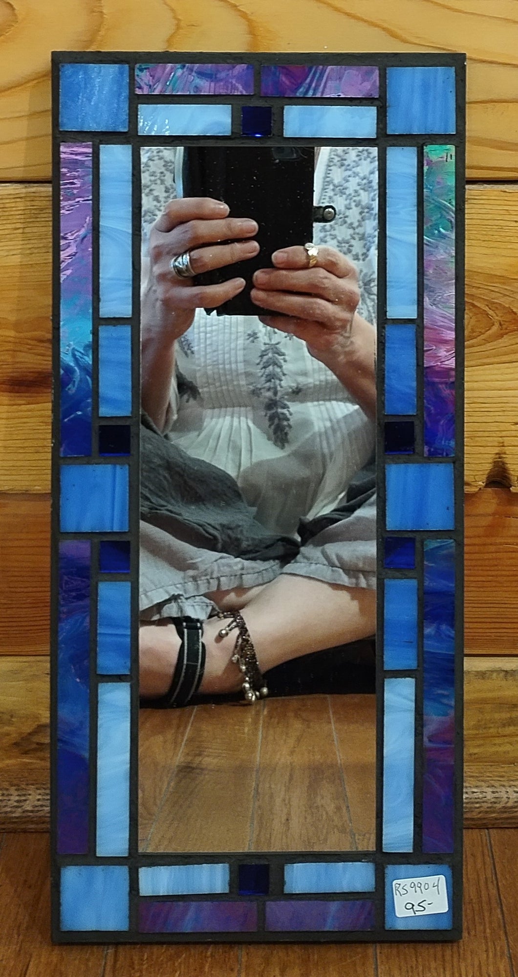 Stained Glass Mirror by Ron Schuster #04