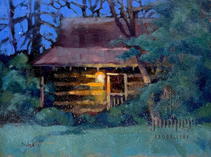 (Unframed) Carolina Cabin by Donna Shortt