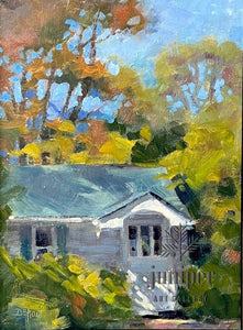 (Unframed) Fall in Brookville by Donna Shortt