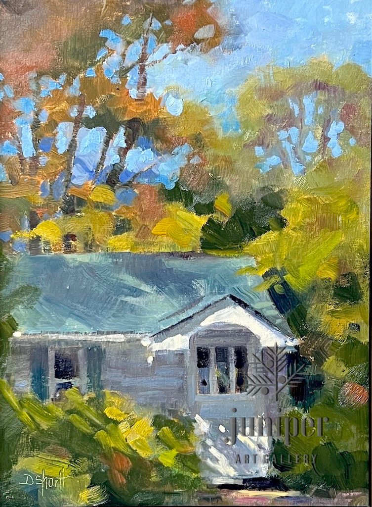 (Unframed) Fall in Brookville by Donna Shortt