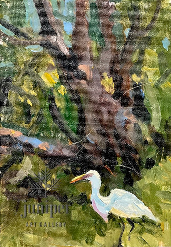 (Unframed) Fowl in Sanibel by Donna Shortt