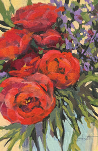 (Unframed) Lilly's Roses by Donna Shortt