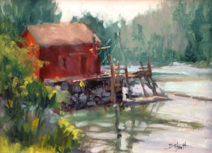 (Unframed) Morning at McLoons by Donna Shortt
