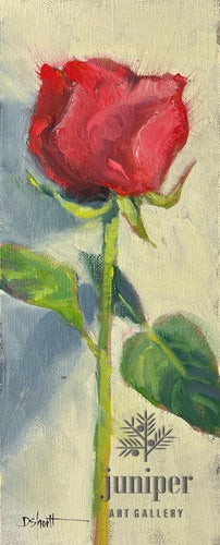 (Unframed) Red Red Rose by Donna Shortt