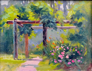 (Unframed) Selma's Roses by Donna Shortt