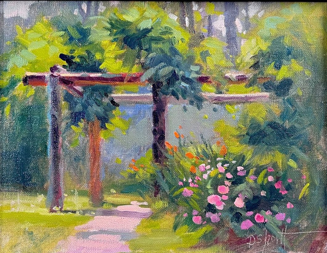 (Unframed) Selma's Roses by Donna Shortt
