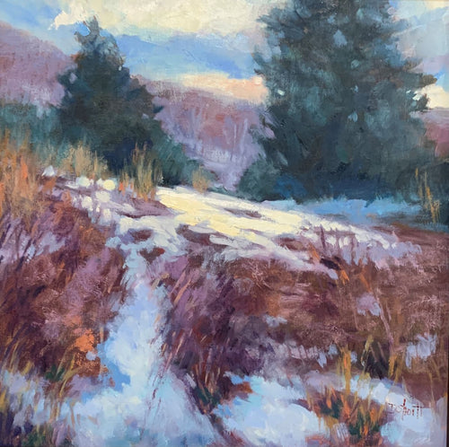 (Unframed) Winter Elevation by Donna Shortt