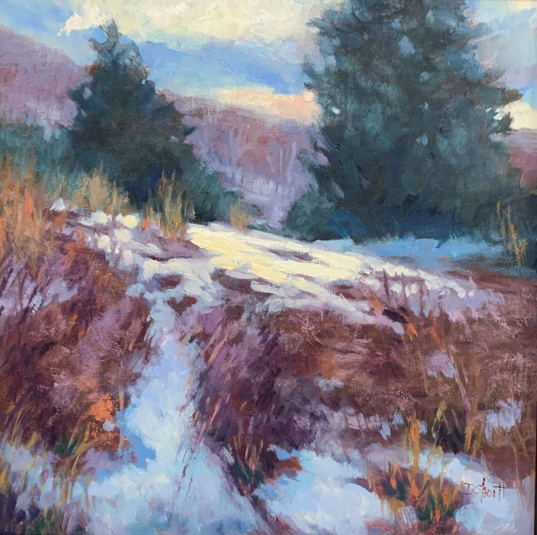 (Unframed) Winter Elevation by Donna Shortt