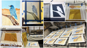 Danielle Ursche's screen printing process
