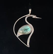 Sterling silver bird pendant by Tim Terry